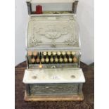 Antique National "Decimal" cash register, serial no 1525530, 334, 13"w x 16.5"h