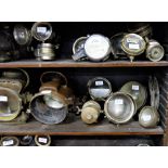 Assorted group of motor car and motorbike headlamps (incl. a side car lamp) (10 approx)