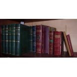 Set of 10 novels by Thackery and 2 others