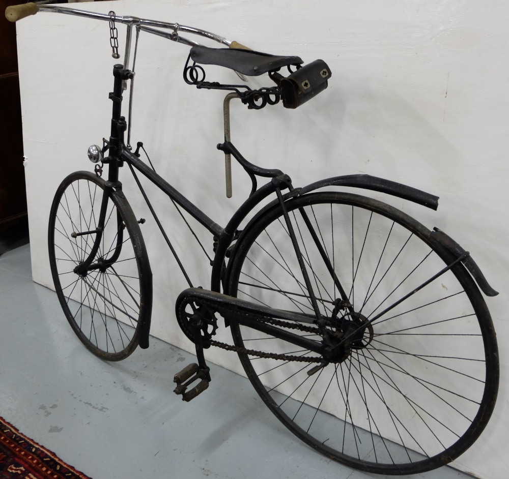Vintage Hi Nelly bicycle with chrome handle bars and wheel bell (43" seat to ground) - Image 2 of 5