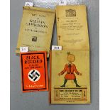 2 WWII Publications re German-Polish & Czechoslovakia & “Swollen Headed William” Methuen & Co & “