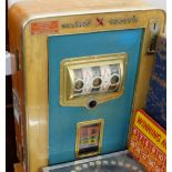 2 x arcade games - "Aristacrat Nevada" vintage slot machine and "Mint Record" slot machine,