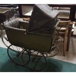 Nelson vintage baby's pram on a sprung base