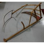 Hay Rake & a three prong Scythe (2)