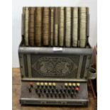 Brandt Junior “Automatic Cashier”, with coin stacks of various denominations