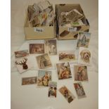 2 boxes of cigarette cards – Players, Wills (equestrian, architecture etc)