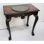 Unusual and special design of a 19th C Georgian washing table attributed to Butler of Dublin with