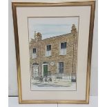 Limited Edition Print of George Bernard Shaw House by Pat Liddy 63cms X 54cms.