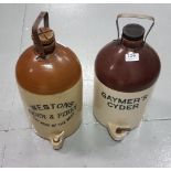 2 Stoneware Jars – 1 Gayner’s Cider, 1 Westons Cider