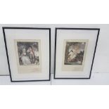 Pair of framed prints, after Joshua Reynolds “Master Henry Hoare” & “The Farmyard”, each 10” x 8”