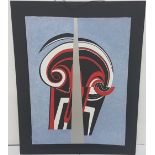 MICHAEL THATCHER “Hatana (Missing the Target), 83cm h x 60cm w, acrylic on canvas