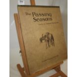 Book: LIONEL EDWARDS, The Passing Seasons, 1st Edition, colour plates, very large folio with