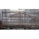 Large Metal Farm Gate, 107” long x 51”h