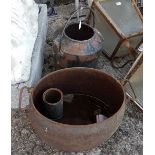 Cast Iron Pot with a tap and a Holcroft Baker (2)