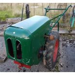 Neatly sized Iron Horse with one scrape plough – green – model BMB CULTMATE