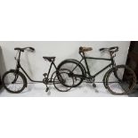 2 children’s Bicycles – 1 Hercules (green) & 1 Triang (black) (2)