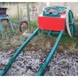 Horse Drawn Fire Engine (red and green), made by the Eagle Engineering Co, Warwick, England, with