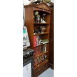 Modern Open Bookcase (5 shelves), lower drawer, 32”w x 78”h