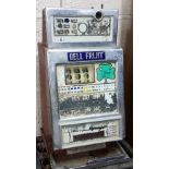 Vintage “Bell Fruit” Slot Machine, 30”h (handle works), 30”h