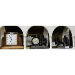 Genesis ornament (“Final Putt”), Juliana golfer’s clock, travelling alarm clock, L KERSH of