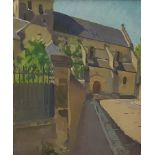 WILLIAM JOHN LEECH (1881 – 1968), “The Church of St. Denis, Amboise”, oil on canvas, signed “
