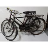 2 x Raleigh Nottingham bicycles, a Lady’s and a Gent’s with brakes and saddle racks, chain guards,