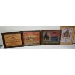 4 x Reproduction Advertising/Pub Prints (all framed) Guinness for Strength, MacCready Bros Belview