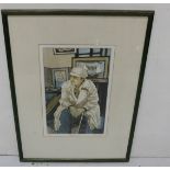Peter Knuttel – Lithograph, a signed limited edition 29/200 “Markey Robinson”, H33 x W22, in a