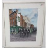 PETER KNUTTLE Print, “From Liberty Hill to the GPO, Easter Dublin 1916”, 53 x 40 11/200 Ltd Edition