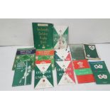 18 x Rugby Official Programmes etc, mainly from 1955, 1956 – Ireland V Wales, Scotland & England,