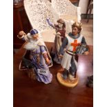 Three Royal Doulton figurines - The Sorcerer,