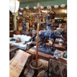 1920's bentwood hat and coat stand.