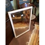 Painted framed mirror.