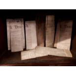 Collection of ten Newspapers - The Dundalk Herald 1888, The Central Advertiser 1912 etc.