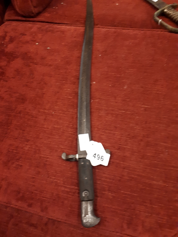 Late 19th. C. French bayonet.