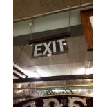 1940's EXIT light up sign.