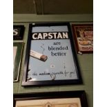 Capstan Are Blended Better enamel sign.