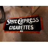 State Express Cigarettes double sided enamel side.