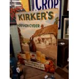 1930's Kirker's Armagh Cider display advertisement.