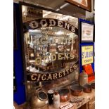 Ogden's Guinea - Gold Cigarettes and Tobacco advertising mirror,