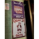 Oxo and a Quaker advertising signs.