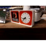 Draught Guinness Perspex light up advertising clock.