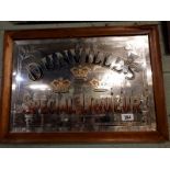 Dunville's Special Liqueur advertising mirror.