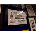 Peter Keenan's Balmore Old Highland Whiskey Belfast advertisement.
