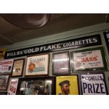 Wills Gold Flake Cigarettes enamel sign.