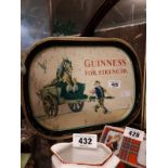 Guinness For Strength advertising tray.