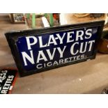 Player's Navy Cut enamel sign.