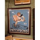 Paterson's The Friendly Match advertisement.