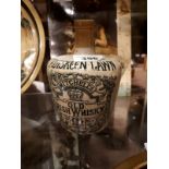 Cruiskeen Lawn Mitchell's Old Irish Whiskey flagon.