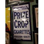 Mitchell's Prize Crop enamel sign.